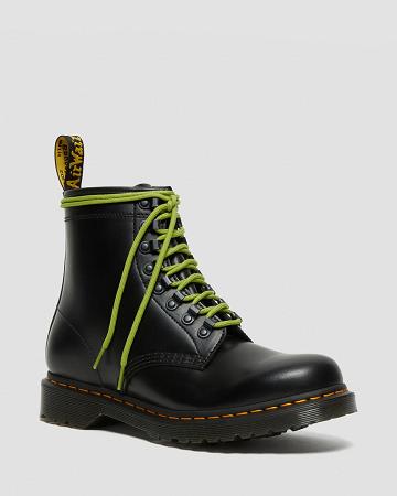 Women's Dr Martens 1460 Ben Smooth Leather Lace Up Boots Black | AU 149ZUT